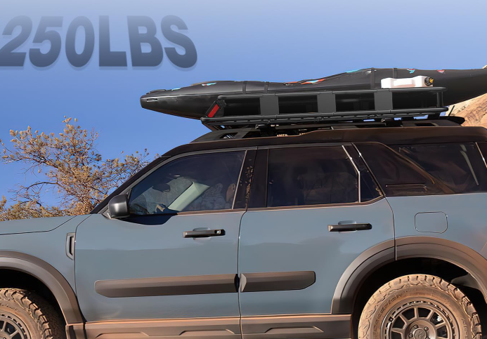 Universal Roof Cargo Basket, Heavy-Duty Rooftop Rack