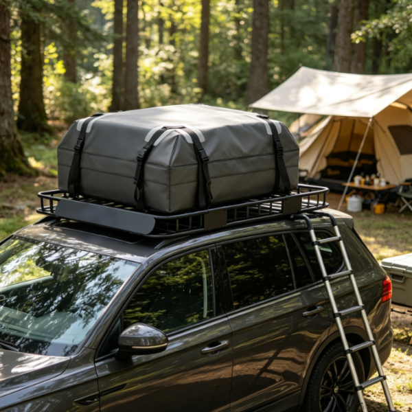 Roof Cargo Basket With Waterproof Bag And Cargo Net