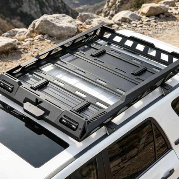 Roof Cargo Basket With Cargo Net